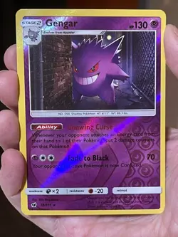 POKEMON GENGAR #38/111 RARE REVERSE HOLOFOIL CRIMSON INVASION NM CARD - Image 1