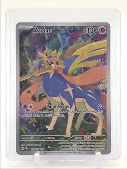ZACIAN 2025 POKEMON PHANTASMAL FLAMES ILLUSTRATION RARE 100/094 Q3420 - Image 1