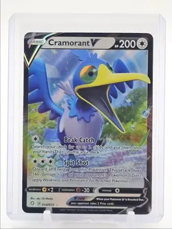 CRAMORANT V 2021 POKEMON SWSH SHINING FATES RARE 054/072 Q4490 - Image 1
