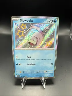 Pokemon TCG Slowpoke 116/091 Sv: Paldean Fates Holo Shiny Rare - Image 2
