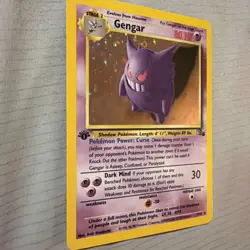 Pokemon Gengar 05/62 1st Edition Holo Rare Fossil NM - Image 2