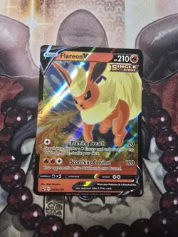 Flareon V SWSH149 Sword & Shield Black Star Promo NM Pokemon TCG - Image 1