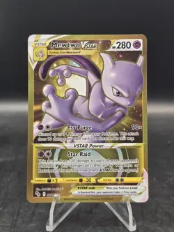 Pokemon TCG Mewtwo VSTAR 086/078 Pokemon Go Secret Rare Holo NM - Image 1