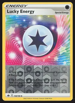 SWSH06: Chilling Reign Lucky Energy #158/198 Reverse Holo Pokemon Card - Image 1