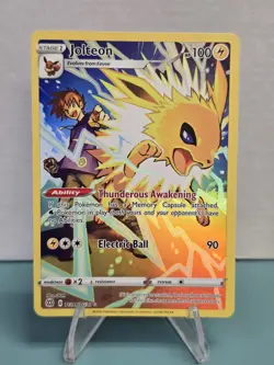Pokemon TCG Jolteon TG04/TG30 Swsh09: Brilliant Stars Trainer Gallery Holo NM - Image 1