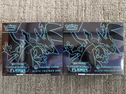 Brand New Pokemon TCG: Phantasmal Flames Pokemon Center Elite Trainer Box ETB x2 - Image 1