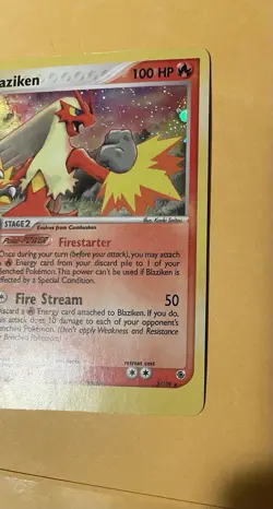 Blaziken - 3/109 - Ruby & Sapphire - HOLO RARE. 2003. (LP - NM) Pokemon - Image 3