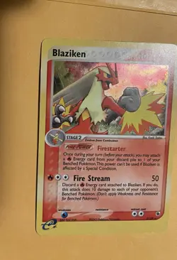 Blaziken - 3/109 - Ruby & Sapphire - HOLO RARE. 2003. (LP - NM) Pokemon - Image 5