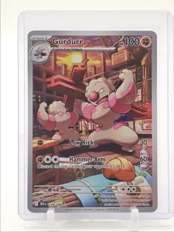 GURDURR 2025 POKEMON BLACK BOLT ILLUSTRATION RARE 126/086 Q3420 - Image 1