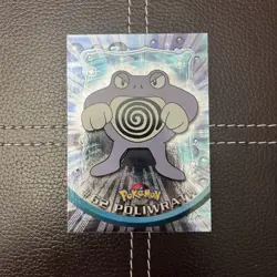 Pokemon TCG - Poliwrath - #62 - Black Topps TV Animation - NM Silver Foil (1999) - Image 1