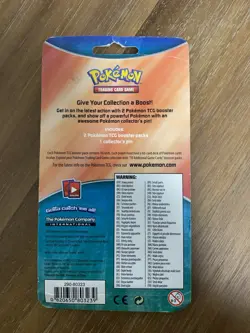 Pokemon TCG: XY Steam Siege & Roaring Skies 2-Pack Blister W/pin Factory Sealed - Image 2