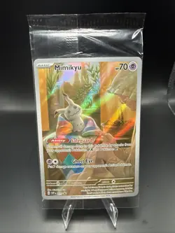 Pokemon Sealed Mimikyu 075 - Pokemon TCG SVP Scarlet & Violet Promo Holo - Image 2