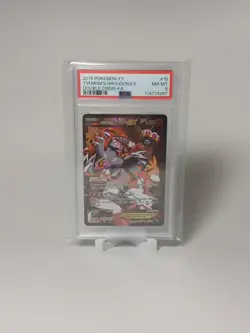 2015 Pokemon Team Magma's Groudon EX XY Double Crisis #15/34 PSA 8 NM-MT English - Image 3