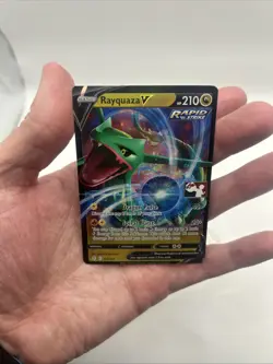 110/203 Rayquaza V Prize Pack Series Stamped Play Pokemon TCG Evolving Skies - Image 5