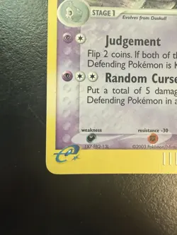 Pokemon Dusclops EX TCG Sandstorm 4/100 Holo NM! - Image 5