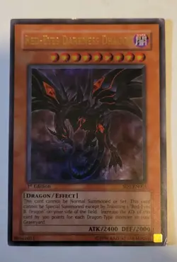 Red Eyes Darkness Dragon - Sd1-EN001 - 1st Edition - Ultra Rare - MP - Image 1