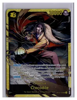 One Piece Crocodile (120) SEC The Azure Sea’s Seven (OP14) English - Image 1