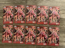 ONE PIECE Heroines EB-03 Lot x10 Sleeved Booster pack English IN HAND - Image 1