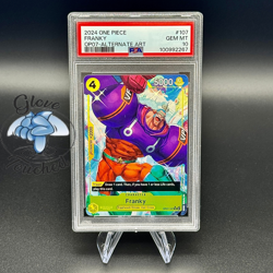 Franky OP07-107 PSA 10 Alt Art 500 Years in the Future 2024 One Piece English - Image 1