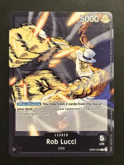 2024 ONE PIECE 500 YEARS IN THE FUTURE ROB LUCCI OP07-079 (L) LEADER LP - Image 1