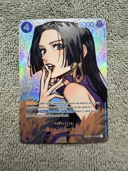 Boa Hancock (SP) OP01-078 Kingdoms of Intrigue OP04 One Piece TCG English LP - Image 1