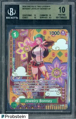 2024 One Piece Two Legends #ST02007 Jewelry Bonney SP BGS 10 PRISTINE - Image 1