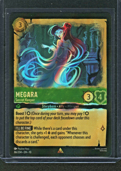 Megara Secret Keeper (Epic) Foil - Whispers in the Well 86/204 Disney Lorcana - Image 1