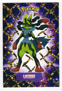 POKEMON - SHINY CARD DATABASE * LUCARIO - GOLD FOIL - BOX HIT - Image 1