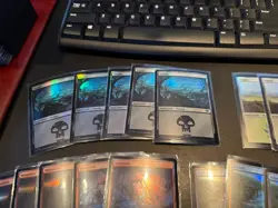 Lord of the Rings Magic: the Gathering Basic Lands 33 Cards Collection All FOIL 636996769180 - Image 2