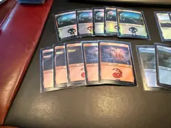 Lord of the Rings Magic: the Gathering Basic Lands 33 Cards Collection All FOIL 636996769180 - Image 4