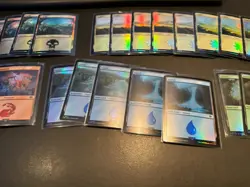 Lord of the Rings Magic: the Gathering Basic Lands 33 Cards Collection All FOIL 636996769180 - Image 5