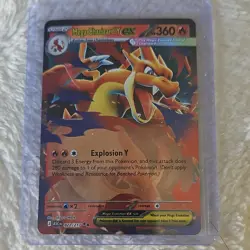 Pokemon Mega Charizard Y EX 022/217 ASC CN Rare Holo Card 360 HP Explosion Y - Image 1