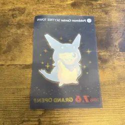 Rayquaza Poncho Pikachu - Pokemon Center Skytree Town Clear Card From Japan - Image 3