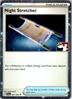 Night Stretcher 061/064 Prize Pack Series Cards Pokemon TCG NM Holo - Image 1