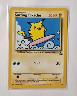 Pokemon Card - TCG Surfing Pikachu Promo Card 28 - Image 3