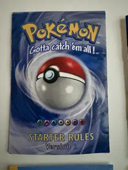 Pokemon TCG Card List Unmarked Base Set 1 & 2 Advanced & Starter Rules Version 1 - Image 2