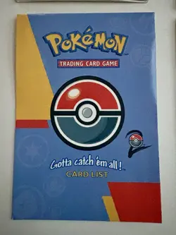 Pokemon TCG Card List Unmarked Base Set 1 & 2 Advanced & Starter Rules Version 1 - Image 4