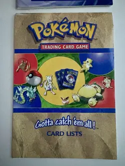 Pokemon TCG Card List Unmarked Base Set 1 & 2 Advanced & Starter Rules Version 1 - Image 5