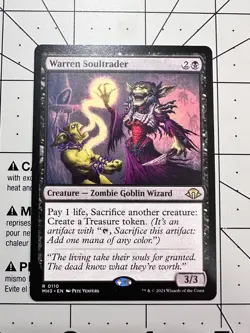 Trading card singles for Magic the Gathering: Warren Soultrader R110 - Image 1