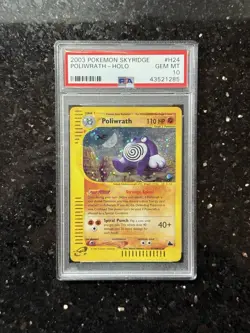Poliwrath Holo - H24/H32 - Skyridge E-Reader Vintage Pokemon Card - PSA 10 - Image 1