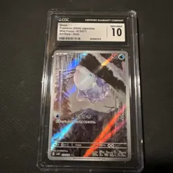 CGC 10 Gem Mint Snom 073/071 AR Art Rare Wild Force sv5K Pokemon Card - Image 1
