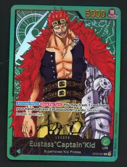 Eustass Kid ST02-001 Leader Start Deck Worst Generation ONE PIECE Card ENGLISH - Image 1