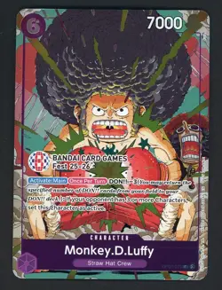 2025 One Piece OP07 Bandai Card Games Fest #073 Monkey D. Luffy - Image 1