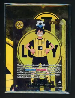 One Piece x BVB Borussia Dortmund Promo Card Monkey D Luffy ST13-003 Sealed - Image 1