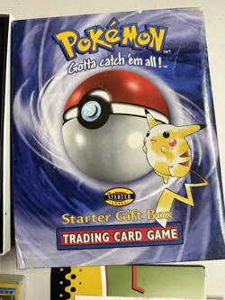 Pokemon TCG Starter Gift Box, Sealed Cards Machamp Vaporeon CIB 1999 No Booster 742818060820 - Image 3