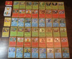 Pokemon 25th Anniversary McDonalds Promo Complete Master Set Holo+Non 50 cards - Image 1