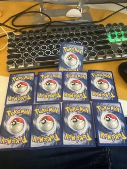 Lot Of 9 SHADOWLESS Pokemon Cards - Image 2