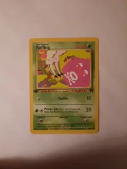 Pokemon Card Team Rocket 1st Edition Regular Finish Koffing 58/82 Vintage - Image 1