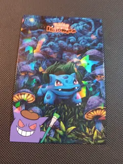 Pokemon 2025 Card Database Halloween Bulbasaur Van Gogh Cracked Ice Holo Peru - Image 1