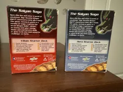 Dragon Ball Z Card Game Saiyan Saga Series Villain & Hero Starter Deck! - Image 2